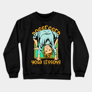Spooky Yoga Lessons Crewneck Sweatshirt